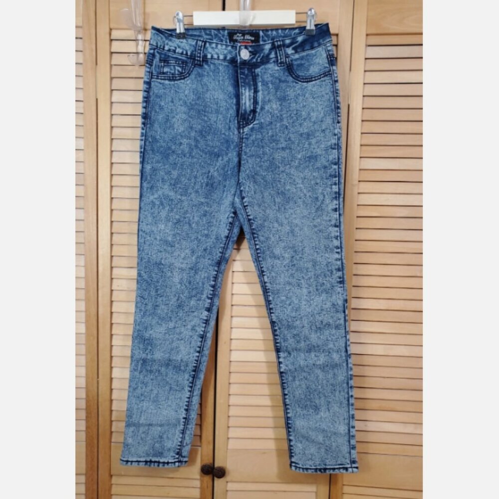 Deja Bleu Juniors' Y2K Era Hi-Rise Skinny Jeans